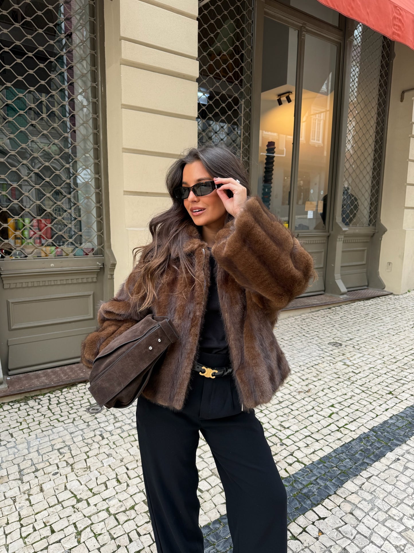 Copenhagen Coat in Chocolate - Shipping from 10/12 to 17/12