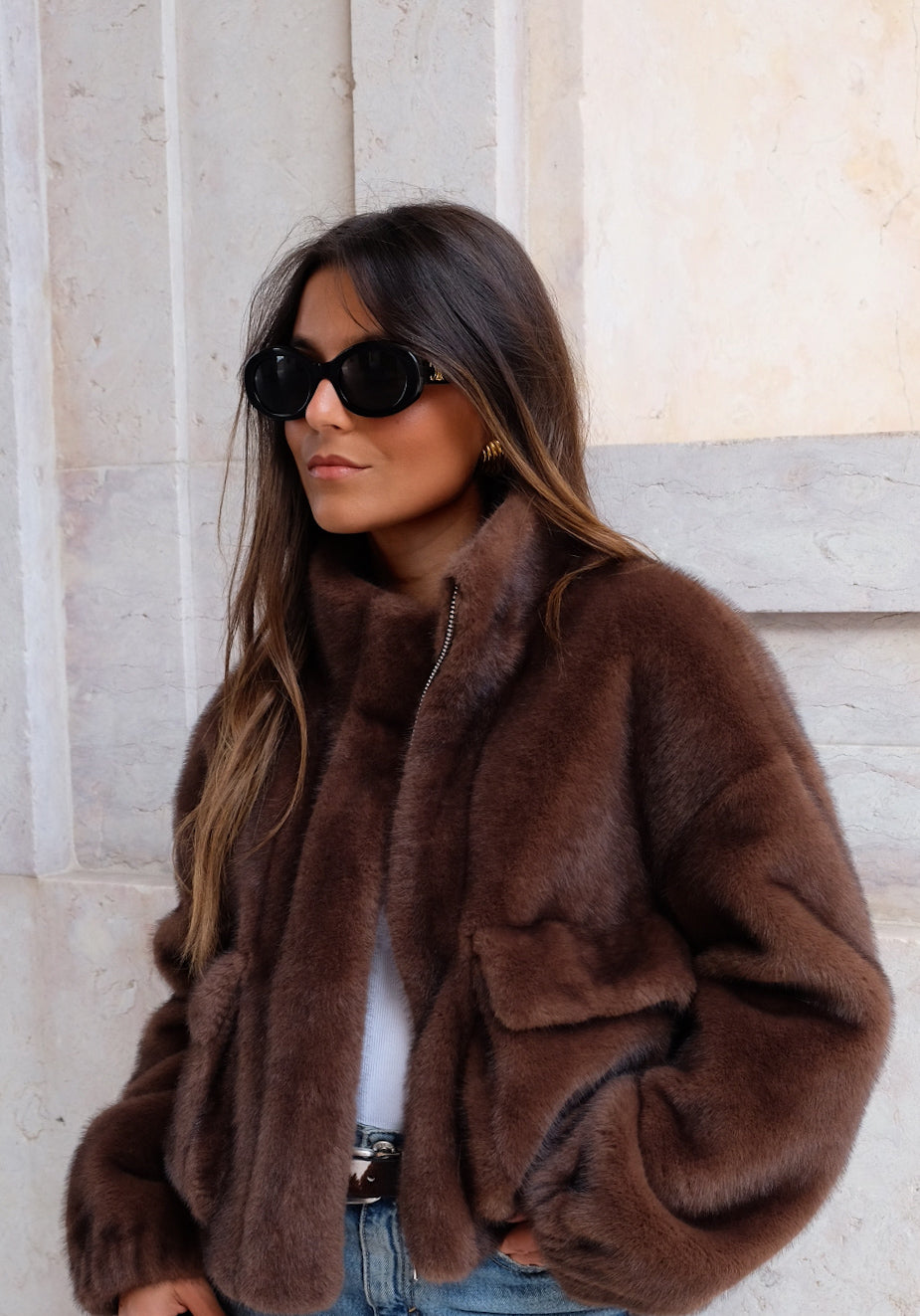 Pre Order Brownie Fur Jacket - Shipping 13/12