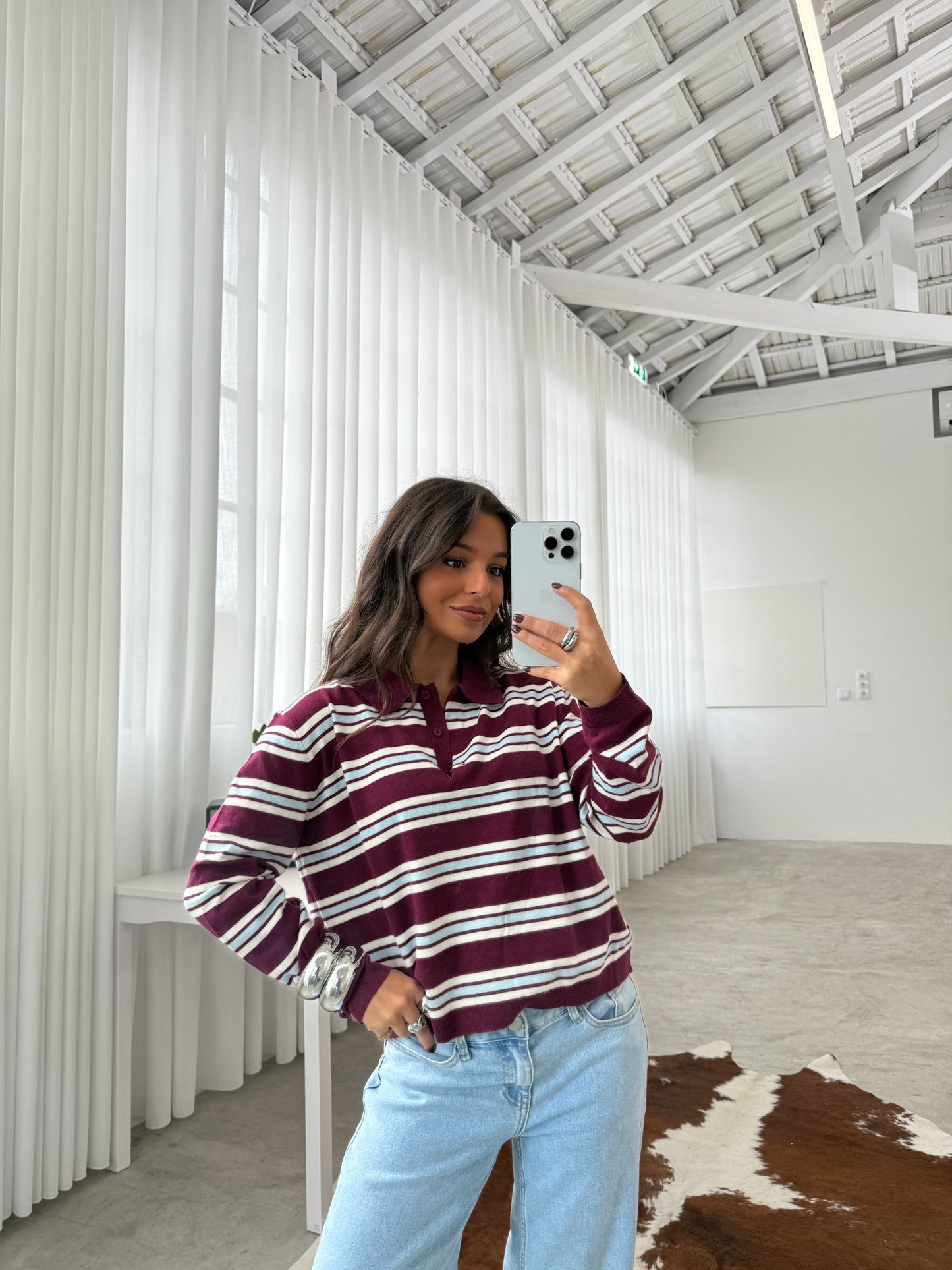 Milan Polo in Burgundy