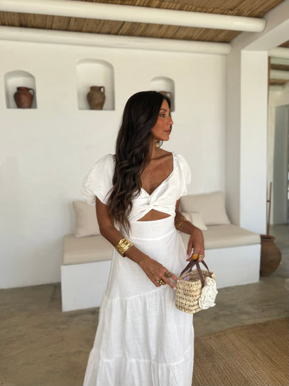 Rosalie Dress in White