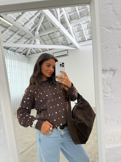 Sabrina Studded Sweater