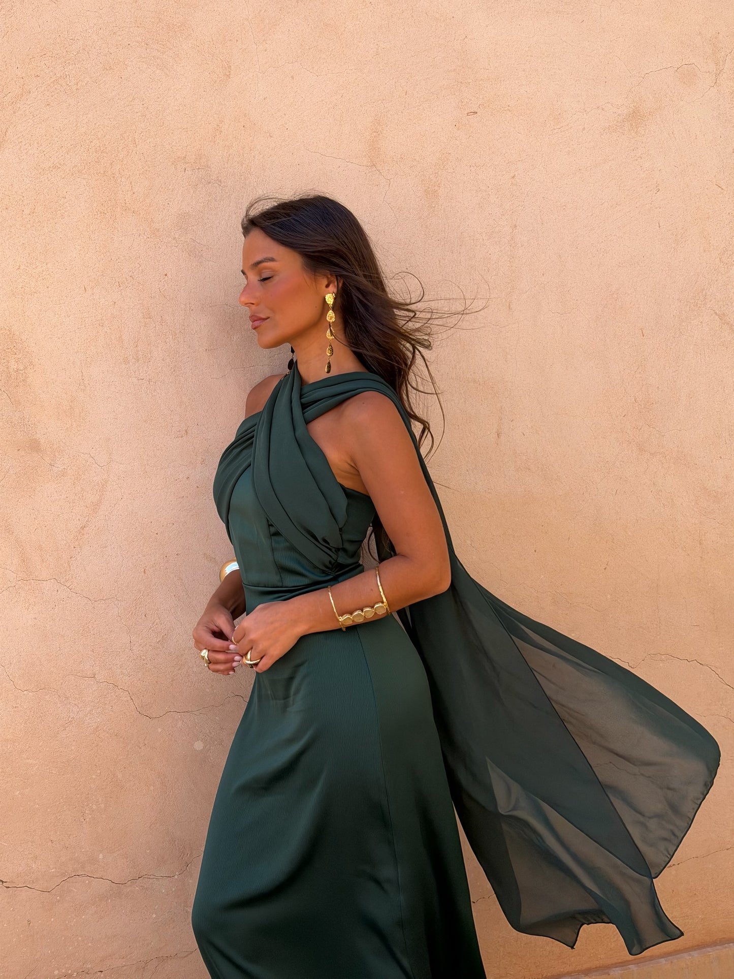 Triana Dress in Green - Shipping/Envio 15/06 to 19/06