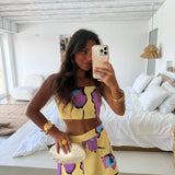 Conjunto de girasoles