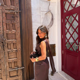 Rosalie Brown Dress