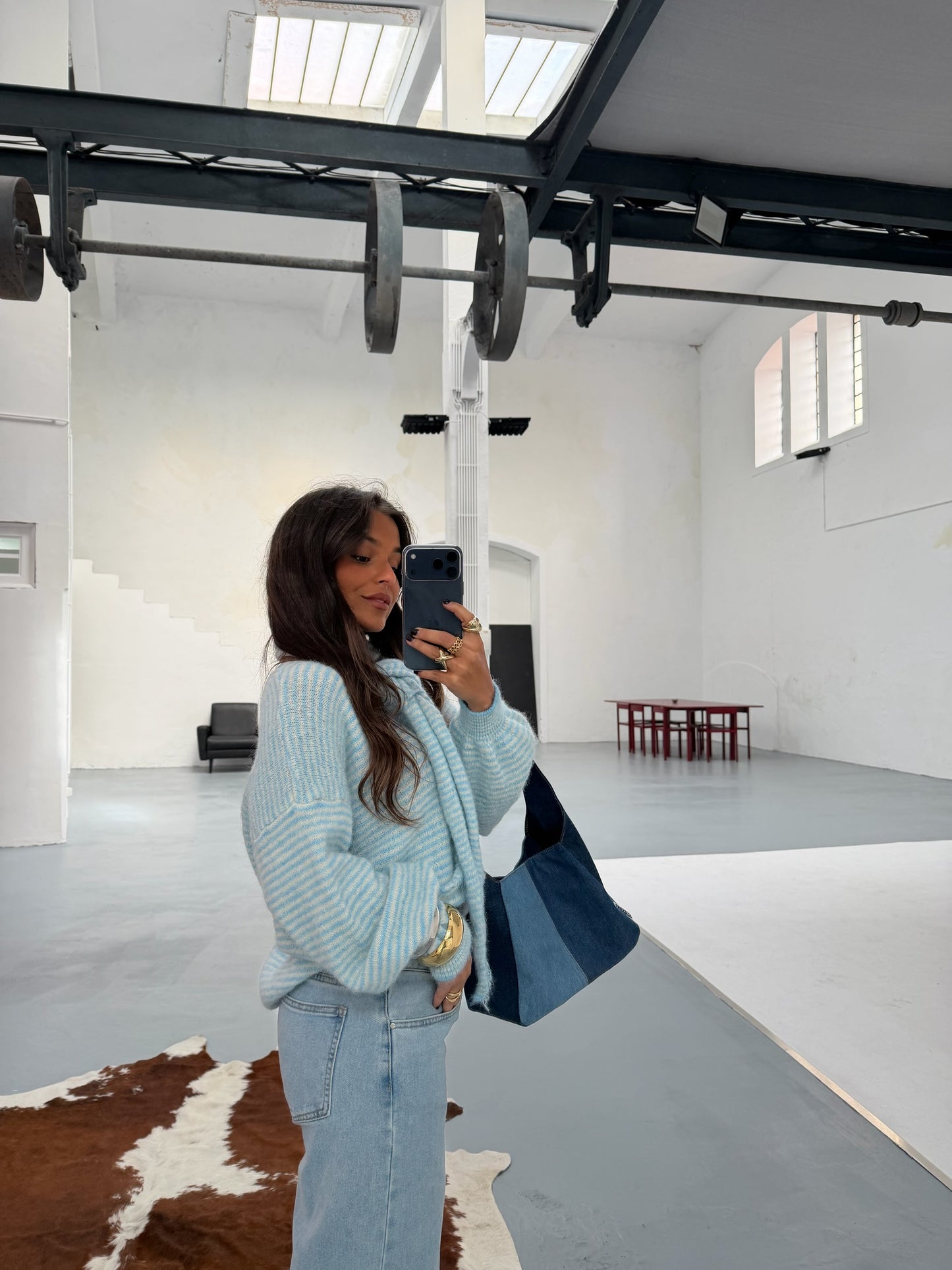 Jennifer Light Blue Cardigan With Sacrf