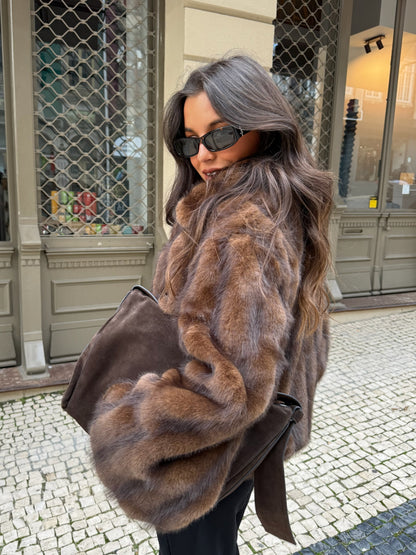 Copenhagen Coat in Chocolate - Shipping from 10/12 to 17/12