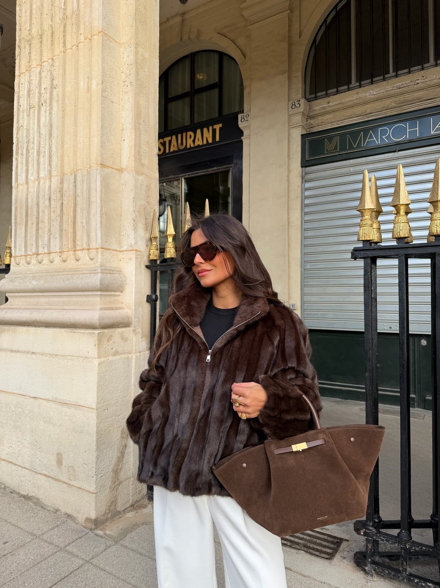 Royal Brown Fur Jacket