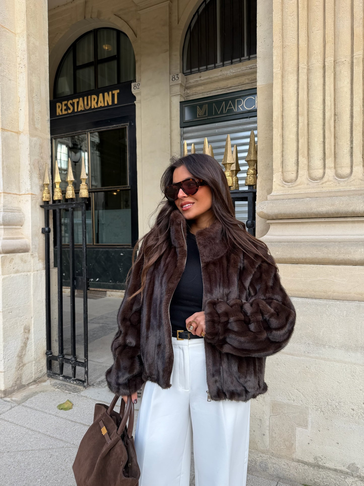 Royal Brown Fur Jacket