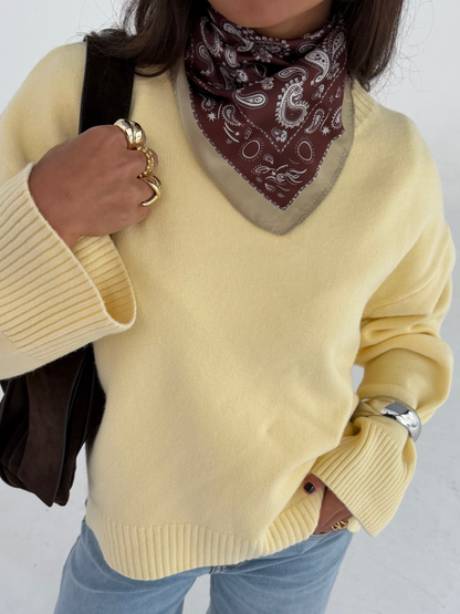 Bandana Satin Brown and Taupe