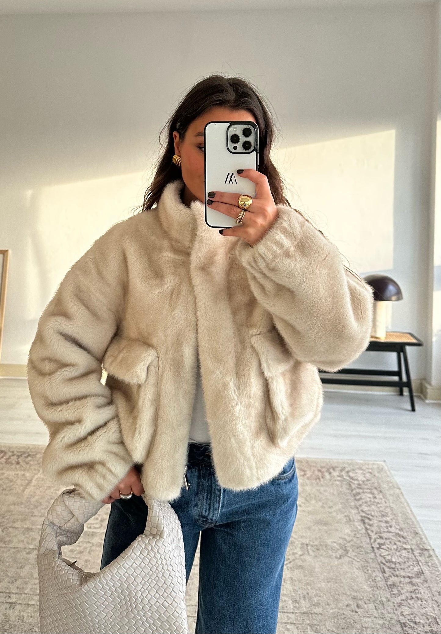 Vanilla Fur Jacket