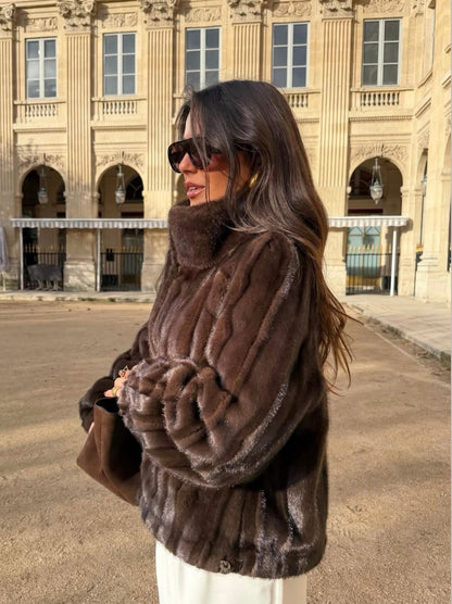 Royal Brown Fur Jacket