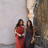 Triana Dress in Terracotta