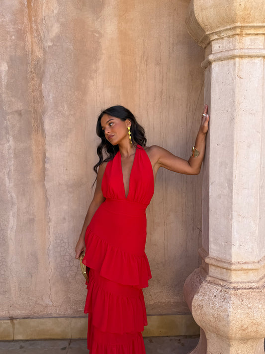 Manila Dress in Red - Pre-Order
