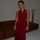 Hailey Dress in Burgundy