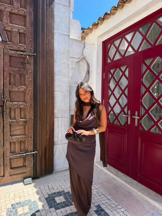 Rosalie Brown Dress