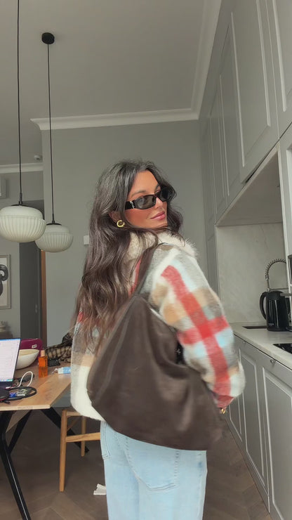 100% Wool Dublin Jacket with Fur Collar